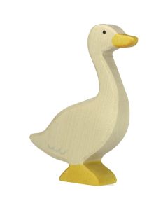 Figurine Holztiger Oie debout