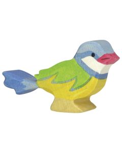 Figurine Holztiger Mésange bleue