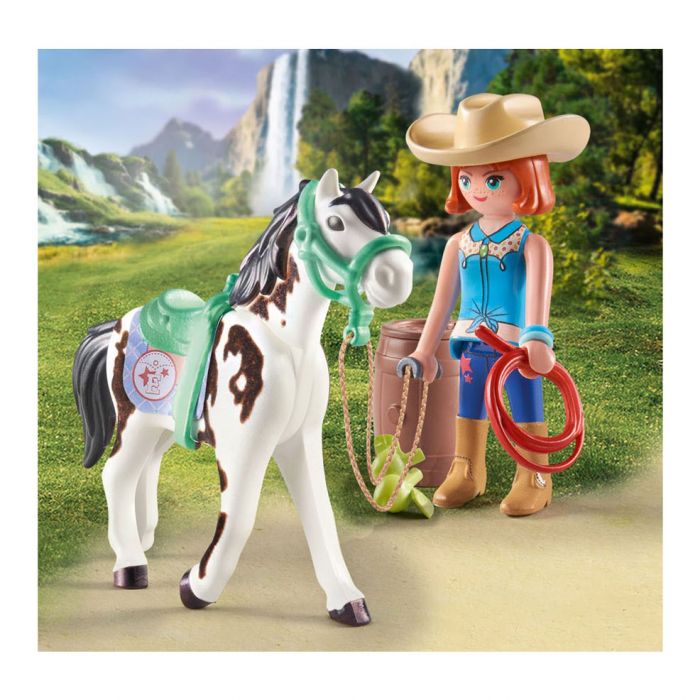 Playmobil Horses of Waterfall Ellie and Sawdust Playset - 71 71358