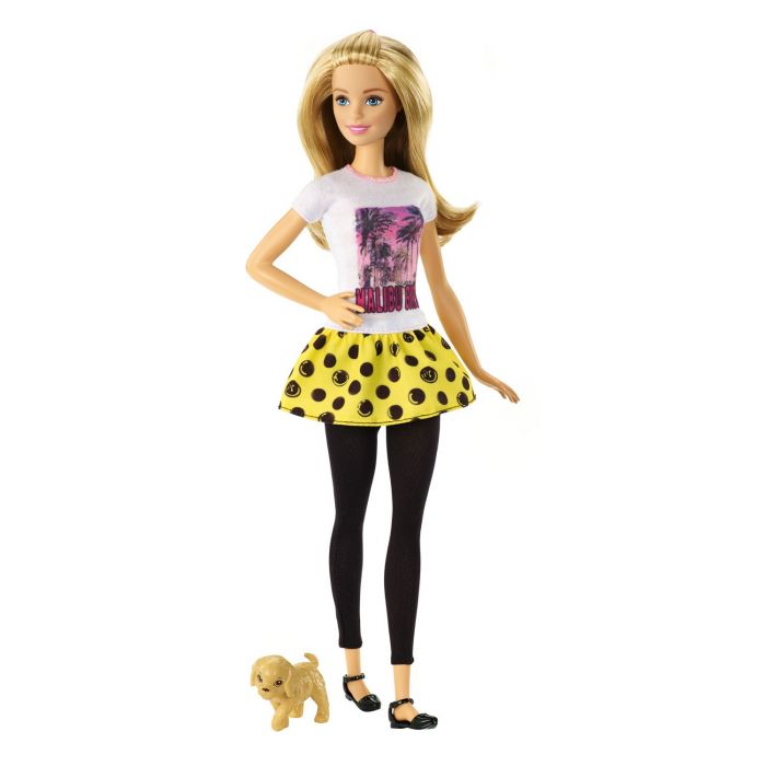 Poupée style Barbie pour fille aux cheveux bruns • Petites Pirates