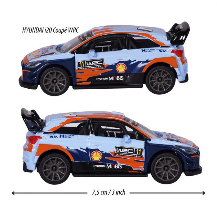 Voiture de course Majorette Racing WRC Modèle aléatoire - Voiture