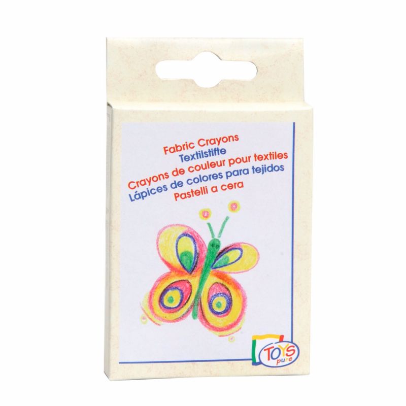 Crayon de couleur pour textiles, 8 couleurs, Toys Pure achat vente