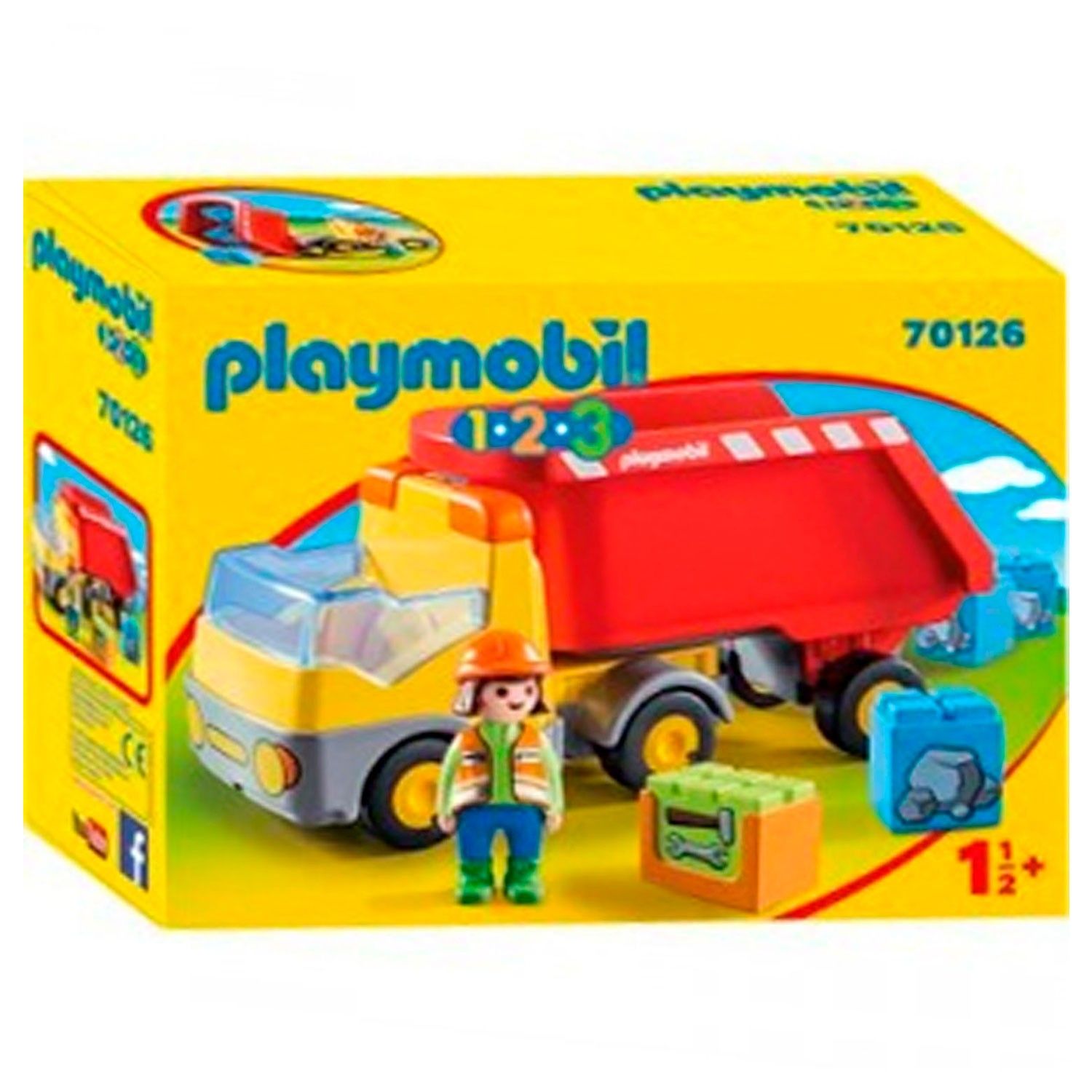 70179 - Playmobil 1.2.3 - Train avec passagers et circuit