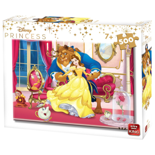 Puzzle 500 pièces la belle et la bete king 55827