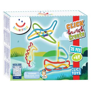Clics - Spaghetteez 3D Art Flexible Sticks 35 pièces