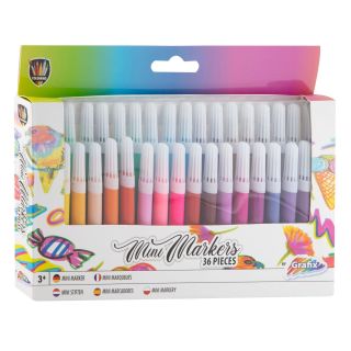 Grafix - Mini markers, 36 pcs. 150022