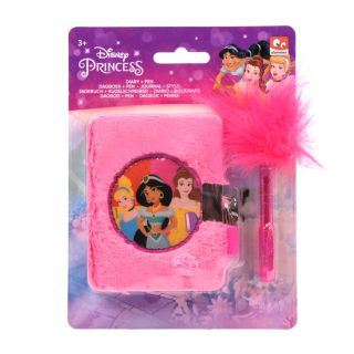 Canenco - Disney Princess Diary Plush with Pen