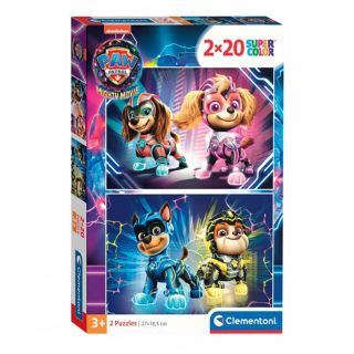 Clementoni Jigsaw Puzzle Super Color PAW Patrol, 2x20 pcs. 24805