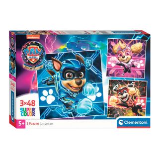 Clementoni Jigsaw Puzzle Super Color Square PAW Patrol II, 3x4 25303