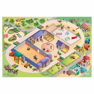 Achoka - Play mat Horse Riding School, 100x150cm 11233-E2