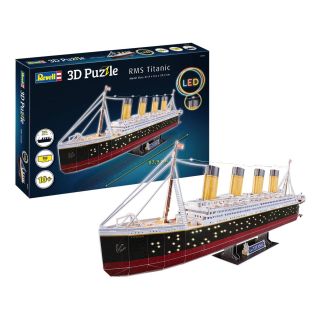 Revell 3D Puzzle Building Kit - RMS Titanic LED Edition 00154