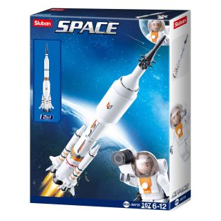 Sluban Space - Thrust rocket for Space shuttle 2in1