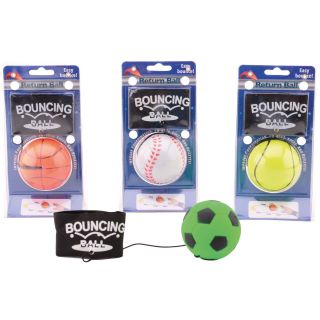 Johntoy - Balle rebondissante avec bracelet modèle aléatoire