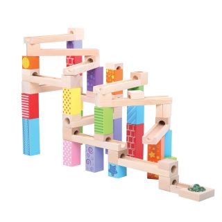 Circuit de billes en bois Constant 53 pièces