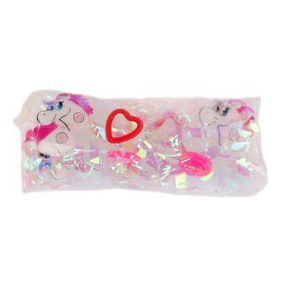 Tuyau licorne, smile et paillettes