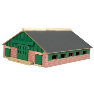 Kids Globe Pedestrian Stable Wood Small 1:87