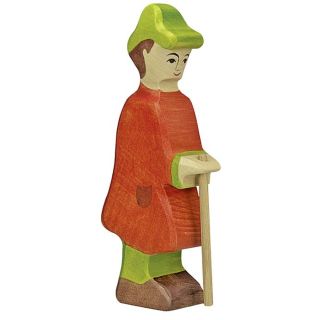Figurine Holztiger Berger avec bâton