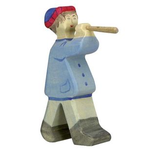 Figurine Holztiger Berger avec flûte 2
