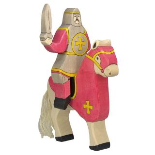 Figurine Holztiger Chevalier rouge sans le cheval