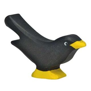 Figurine Holztiger Merle noir