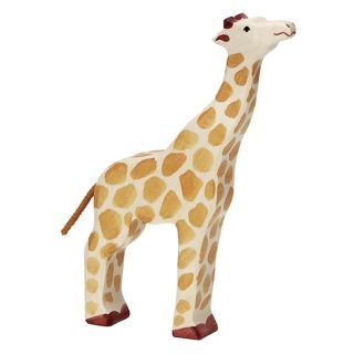 Figurine Holztiger Girafe tête haute