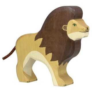 Figurine Holztiger Lion
