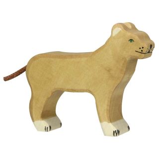 Figurine Holztiger Lionne
