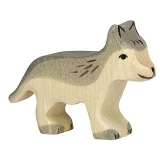 Figurine Holztiger Loup petit