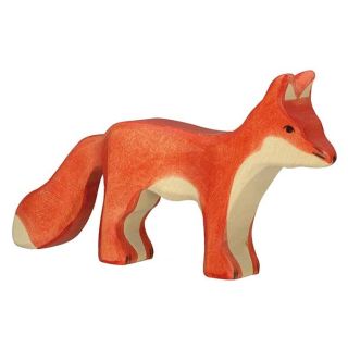 Figurine Holztiger Renard debout
