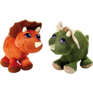 Peluches dinosaures tricératops Garry