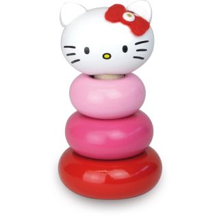 anneaux à empiler en bois Hello Kitty Marine