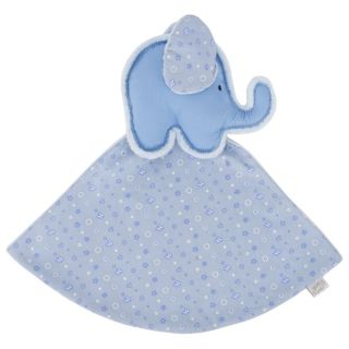 Doudou éléphant bleu Camille