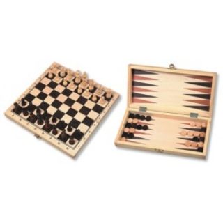 Jeu d'échec et de backgammon Hervé pliable