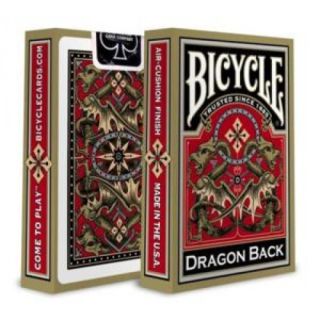 Jeu de carte de poker Bicycle Gold Dragon Back