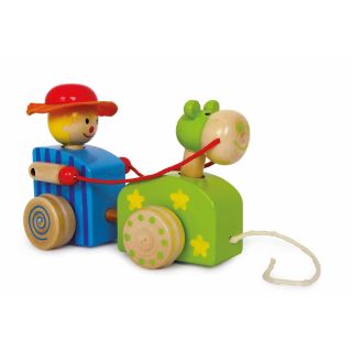 Carrosse en bois à tirer Valence