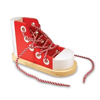 Chaussure en bois à enfiler des lacets Viviane