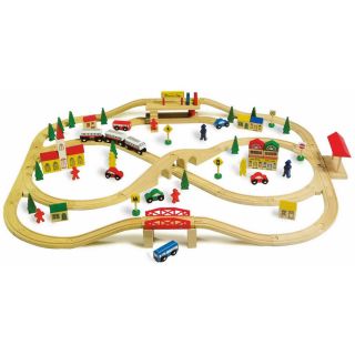 Circuit de train voie férée élevée Isaac
