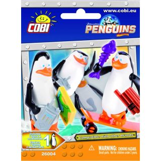 Figurine du Pingouins de Madagascar avec accessoires