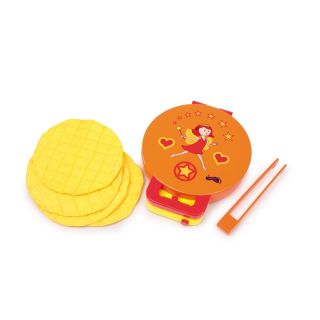 Gaufrier bois avec accesoires Franck