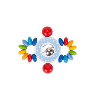Hochet aux perles multicolore Greg