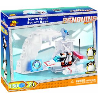 Jeu de construction de la base secrète des Pingouins de Madagascar