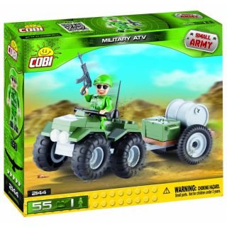 Jeu de construction du quad de transport Small Army