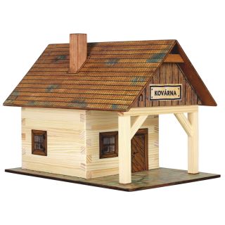 Jeu de construction en bois Walachia la forge 86 pièces