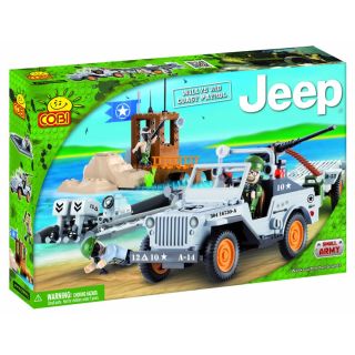 Jeu de construction Small Army Jeep et bateau