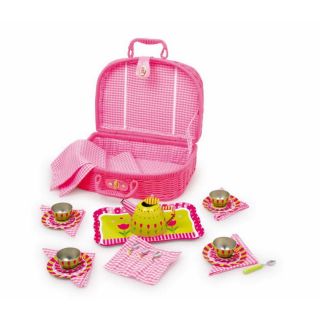 Panier pique-nique rose pour enfant Angélique