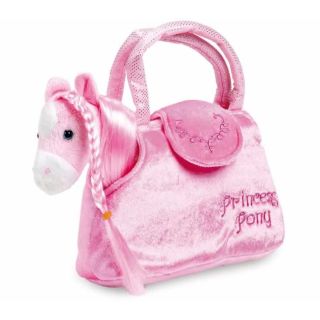 Peluche du cheval avec sac rose Pony