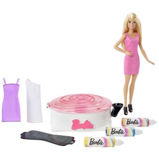 Poupée Barbie et son atelier de teinture pour robe