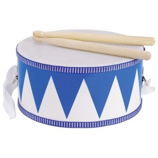 Tambour blanc et bleu